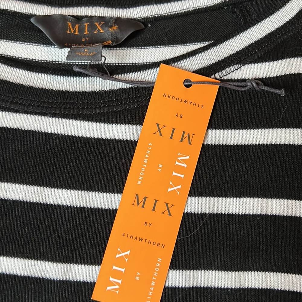 Mix By 41 Hawthorn Rnold Knit Raglan Top - Picture 4 of 5